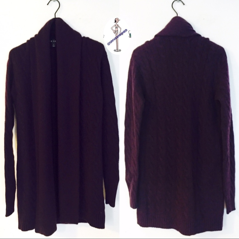 RLBL Cashmere Cable Knit Cardigan - Picture 6 of 12